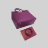 Sac Ordinateur Femme Orné Ceinture 6980 -Violet