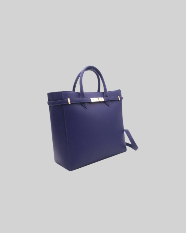 Sac Ordinateur Femme Orné Ceinture 6980 -Bleu
