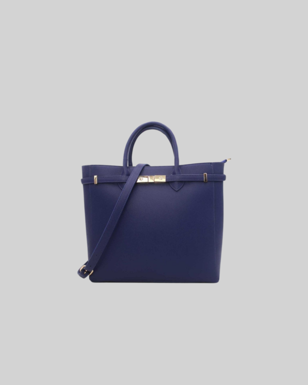 Sac Ordinateur Femme Orné Ceinture 6980 -Bleu