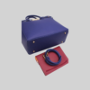 Sac Ordinateur Femme Orné Ceinture 6980 -Bleu