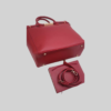 Sac Ordinateur Femme Orné Ceinture 6980 -Rouge