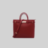 Sac Ordinateur Femme Orné Ceinture 6980 -Rouge