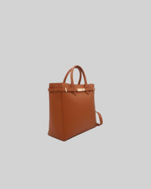 Sac Ordinateur Femme Orné Ceinture 6980 -Marron