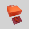 Sac Ordinateur Femme Orné Ceinture 6980 -Orange