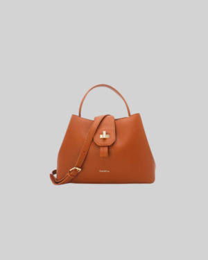 Sac à Main Femme Avec Languette 6982-Brown