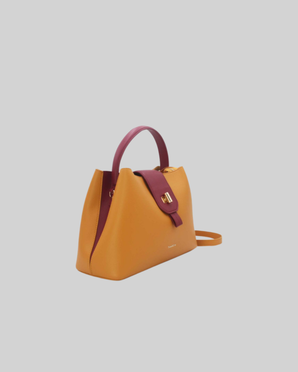 Sac à Main Femme Avec Languette 6982-Jaune