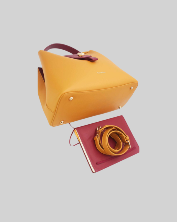 Sac à Main Femme Avec Languette 6982-Jaune