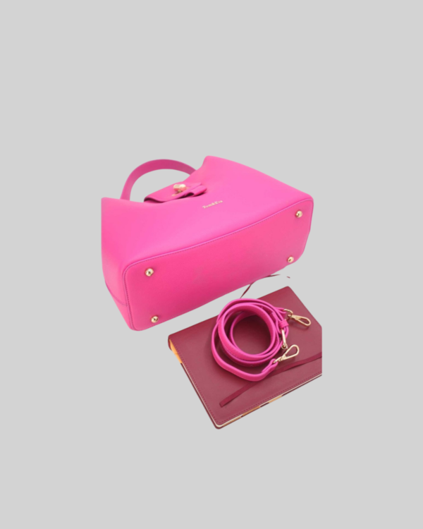 Sac à Main Femme Avec Languette 6982-Rose