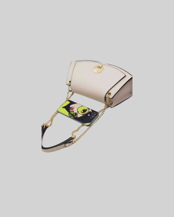 Sac Baguette Vachette Grainée 24C-1488-Beige