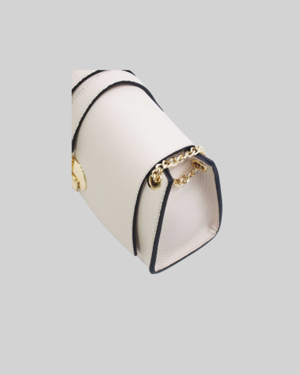 Sac Baguette Vachette Grainée 24C-1488-Beige