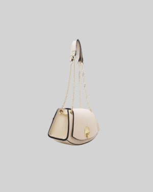 Sac Baguette Vachette Grainée 24C-1488-Beige
