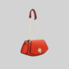 Sac Baguette Vachette Grainée 24C-1488-Orange