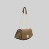 Sac Baguette Vachette Grainée 24C-1488-Taupe