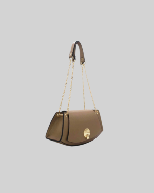 Sac Baguette Vachette Grainée 24C-1488-Taupe