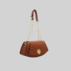 Sac Baguette Vachette Grainée 24C-1488-Camel