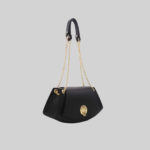 Sac Baguette Vachette Grainée 24C-1488-Noir