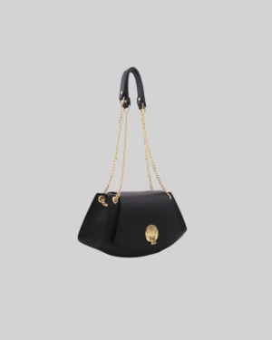 Sac Baguette Vachette Grainée 24C-1488-Noir
