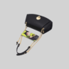 Sac Baguette Vachette Grainée 24C-1488-Noir
