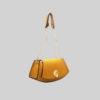 Sac Baguette Vachette Grainée 24C-1488-Jaune