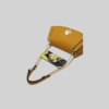 Sac Baguette Vachette Grainée 24C-1488-Jaune