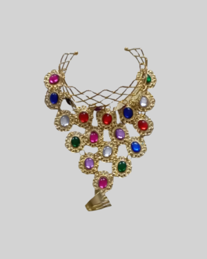 Bracelet à bague pour femme avec des perles
